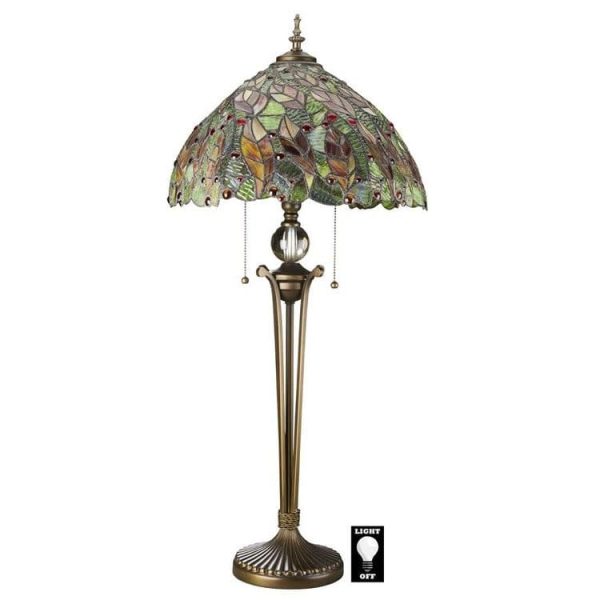 Tiffany-Style Stained Glass Sculptural Floor Lamp Online Sale