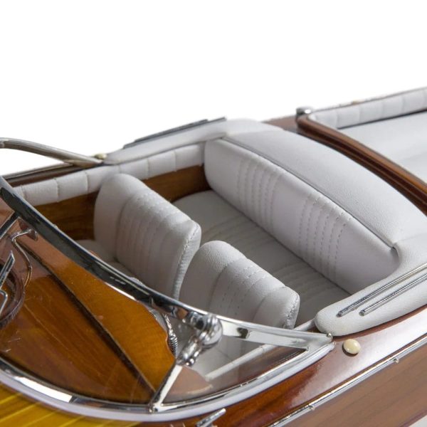 Riva Aquarama Medium Model Speedboat Ship Assembled by Authentic Models Online now