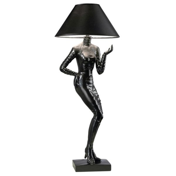 Mademoiselle Couture Handmade Sculptural Table Lamp Fashion