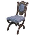 Medieval Gothic English Style Hand Carved Mahogany Dining Chair Online Sale