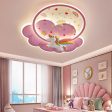 Pink Princess Unicorn Ceiling LED Creative Fashion Design Lamp Dimming with Remote Control For Kids Rooms Bedrooms Hot on Sale