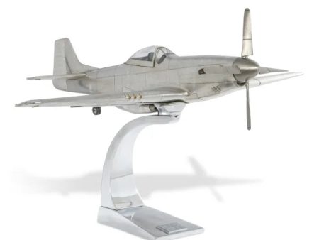 Airplane  U.S. Air Force P-51 Mustang WWII Fighter Deck Top Aluminum Model Online now