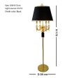 Luxury K9 Black and White Shades Crystal Desktop and Floor lamps on Sale