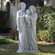 Holy Family Saints Mary Christ Jesus and Joseph Estate  Garden Statue Grande By artist Carlo Bronti Online now