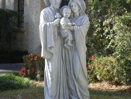 Holy Family Saints Mary Christ Jesus and Joseph Estate  Garden Statue Grande By artist Carlo Bronti Online now