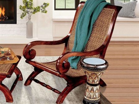 British Colonies Plantation Handsome Mahogany Chair on Sale