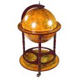 Italian Style Globe Bar Liquor Cabinet With Old World Charm For Cheap