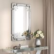 Greek Key Desing Crystal Crush Diamond Wall Mirror Cheap