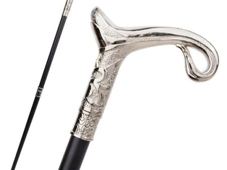 Luxury Curve Line Type Walking Cane Fashion Gentleman Walking Stick Hot on Sale