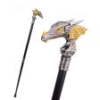 Luxury Gold Black Luxury Dragon Head Handle  Walking Cane Fashion Gentleman  Walking Stick Discount