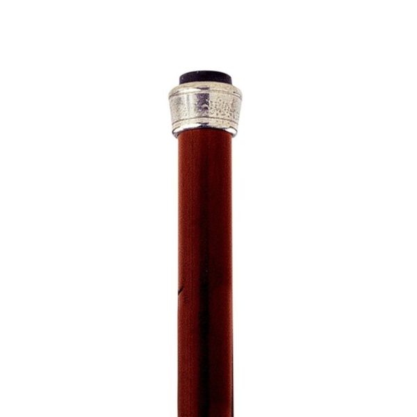 Italian Solid Hardwood Atlas Pewter Walking Stick Collectible Gift Discount