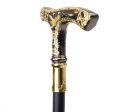 Luxury Gold Black Luxury American Eagle Handle  Walking Cane Fashion Gentleman  Walking Stick Sale