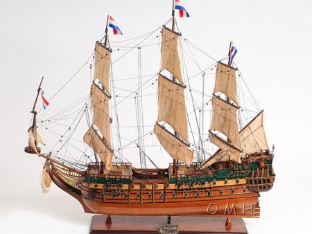 Friesland Dutch of  Great Fleet of the United Province of Holland Tall Ship Medium Wood Model Sailboat Assembled Online now