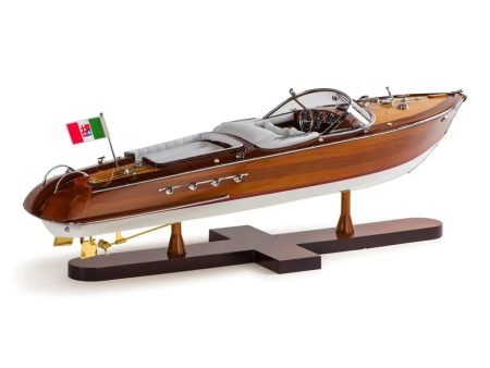 Riva Aquarama Medium Model Speedboat Ship Assembled by Authentic Models Online now