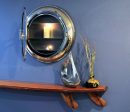 Aluminum  Porthole Wall Mirror with Storage For Discount