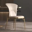 Italian Style Modern Gold Metal Dining Chairs Hot on Sale