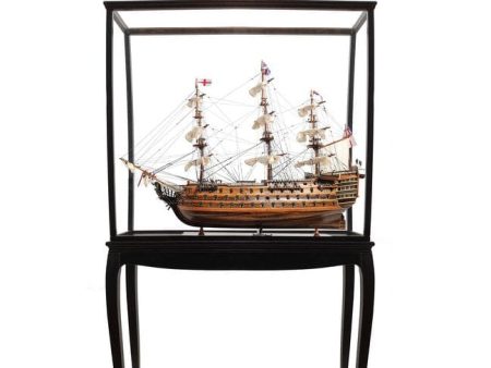 HMS Victory Admiral Nelson Flagship Tall Ship Large Sailboat Exclusive Edition Wood Model Assembled With Floor Display Case For Cheap