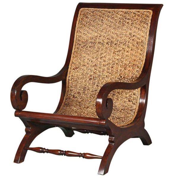 British Colonies Plantation Handsome Mahogany Chair on Sale