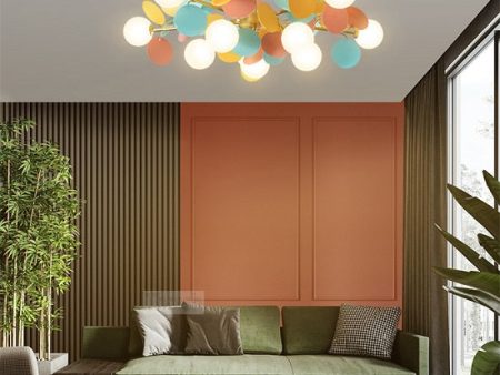 12 Lights Scandinavian Style Chandelier Ceiling Led Creative Fashion Design Lamp For Children s Rooms Bedrooms Cheap