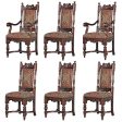 Collection of  Six Solid Mahogany Grand Classic Edwardian Dining Chairs For Cheap