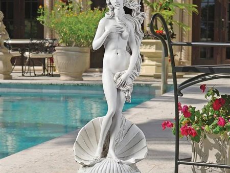 Birth of Venus Mythological Goddess of love Garden Poolside Statue By Artist Sandro Botticelli Discount