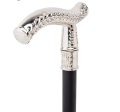 White Flower  Luxury Curve Line Type Walking Cane Fashion Gentleman Walking Stick Cheap