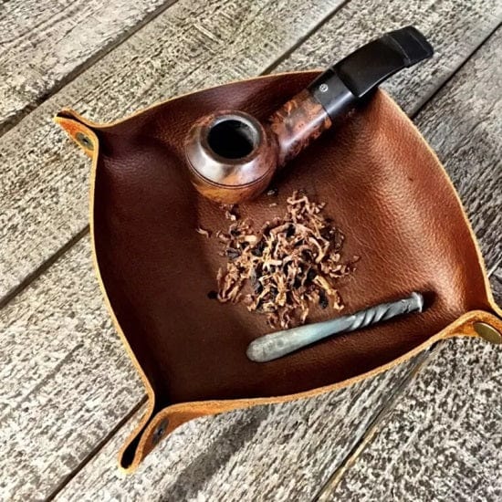 Leather Foldable Rollable Ashtray for Tobacco Pipes on Sale