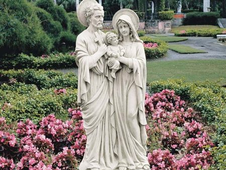 Holy Family Saints Mary Christ Jesus and Joseph Grande Garden Statue By artist Carlo Bronti Online Sale