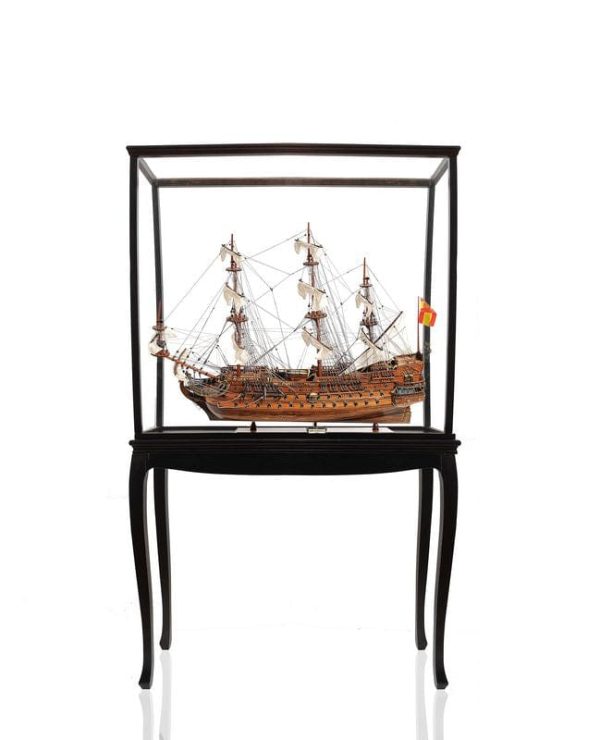 San Felipe Spanish Armada Galleon Large Tall Ship Exclusive Edition Large Wood Model Sailboat Assembled  With Floor Display Case Online Sale