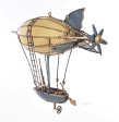 Steampunk Airship Blimp Hot Air Balloon Metal Model Fashion