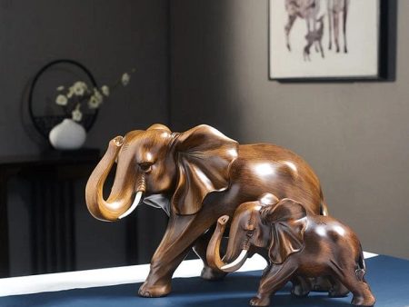 Fortune Elephant Trophy Hand Made Sculpture Symbolize Happiness and Prosperity Online Hot Sale