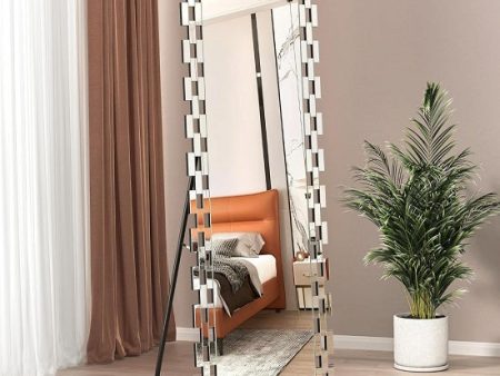 Large Rectangular Greek Style Full Length Mirror Online now