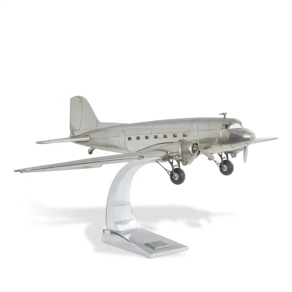 Airplane Dakota Douglas DC-3  Plane Deck Top Aluminum Model Online Hot Sale