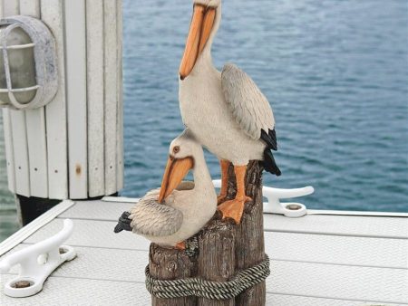 Ocean s Perch Pelican Poolside Garden Statue Cheap