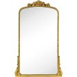 Full Length Antiqued Baroque Style Gold Ornate Dresser Mirror Supply