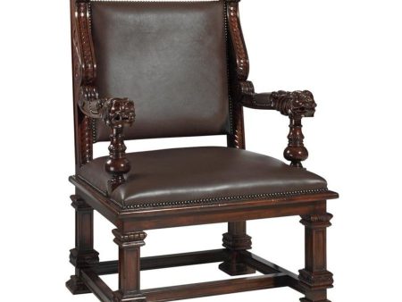 Victorian Style Lord Cumberland s Hand Carved Mahogany Royal Throne Chair Supply