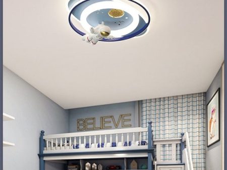 Astronaut Ceiling Led Dimming Creative Fashion Design Lamp With Remote Control For Kids Rooms Bedrooms Discount