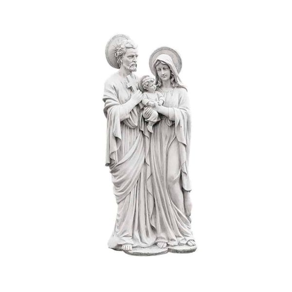 Holy Family Saints Mary Christ Jesus and Joseph Grande Garden Statue By artist Carlo Bronti Online Sale