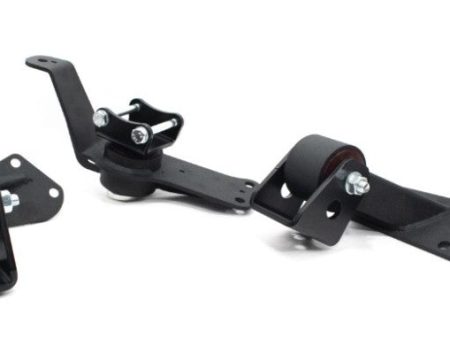 Innovative 00-09 S2000 Convestion Mount Kit (J-Series Manual) Black Steel Mounts 95A Bushings Online now