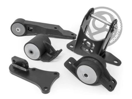 Innovative 00-07 Honda Insight K-Series Black Steel Mounts 95A Bushings (K24 Engine and K20 Trans) Discount