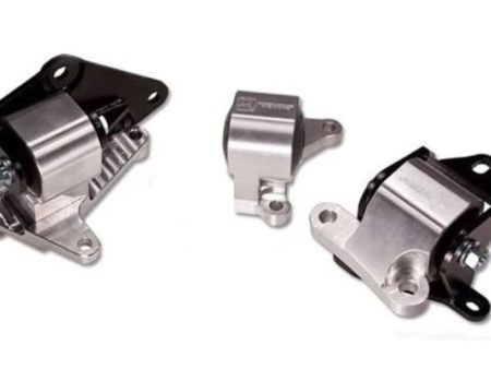 Innovative 96-00 Civic H-Series Silver Aluminum Mounts 75A Bushings For Sale