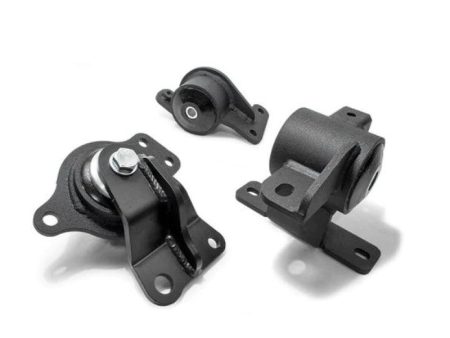 Innovative 05-08 Honda FIT JAZZ L-Series Black Steel Mounts 95A Bushings (Auto Trans) Fashion