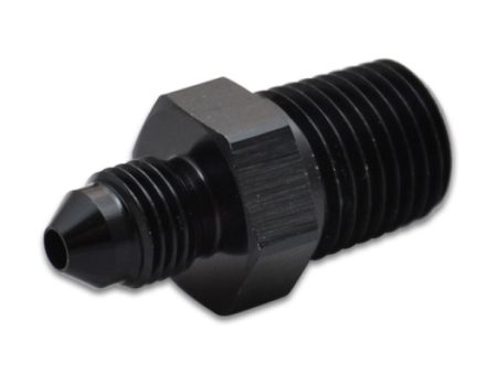 Vibrant -4AN to 1 4in NPT Straight Adapter Fitting - Aluminum For Sale