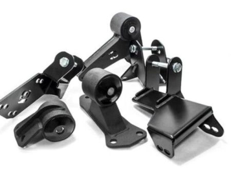 Innovative 96-00 Civic K-Series Black Steel Mounts 85A Bushings (EG DC Subframe) Fashion