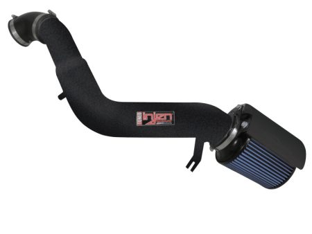 Injen 05-10 Grand Cherokee WK Wrinkle Bk Power-Flow Intake w  MR Tech & Web Nano Fiber Dry Filter Supply