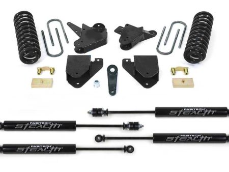 Fabtech 01-04 Ford F250 350 2WD 6in Basic Sys w Stealth Fashion