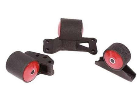 Innovative 03-06 Mitsubishi Evolution 4G63T Black Steel Mounts 75A Bushings Online