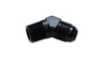 Vibrant 45 Degree Adapter Fitting (AN to NPT) Size -8AN x 1 2in NPT Online Sale