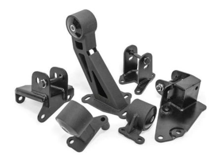 Innovative 96-00 Civic J-Series Black Steel Mounts 95A Bushings (EG DC Subframe) Supply