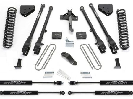 Fabtech 08-16 Ford F250 4WD 6in 4Link Sys w Coils & Stealth Discount